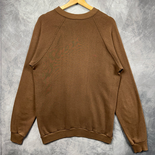 1989 Brown Cleveland Browns Crewneck Sweatshirt 4115