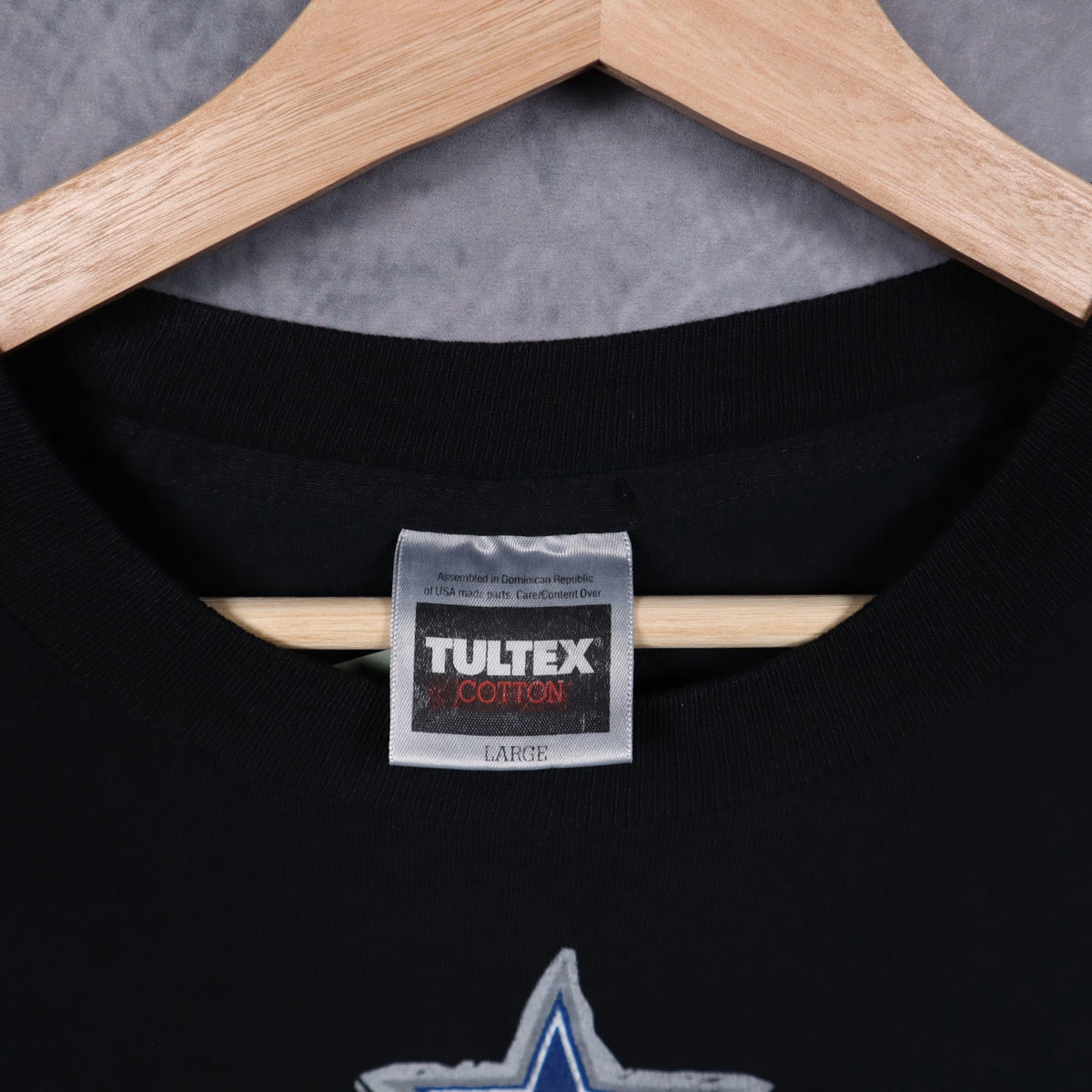 1993 Black Dallas Cowboys x Flintstones Shirt 6738