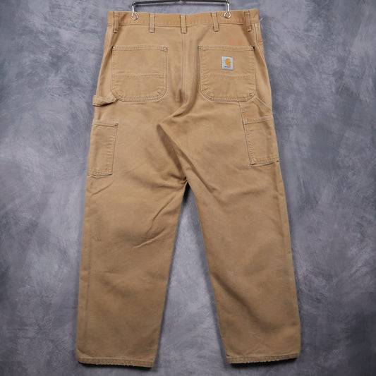 90s Tan Carhartt Double Knee Carpenter Pants 5037