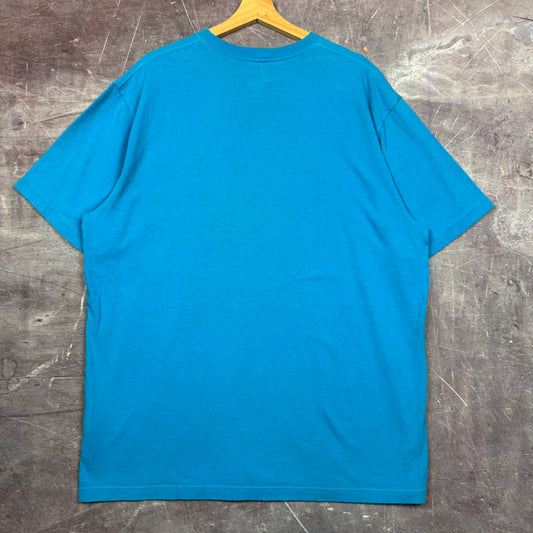 Early 00s Light Blue Carhartt Essential Pocket Logo Shirt XL 2424