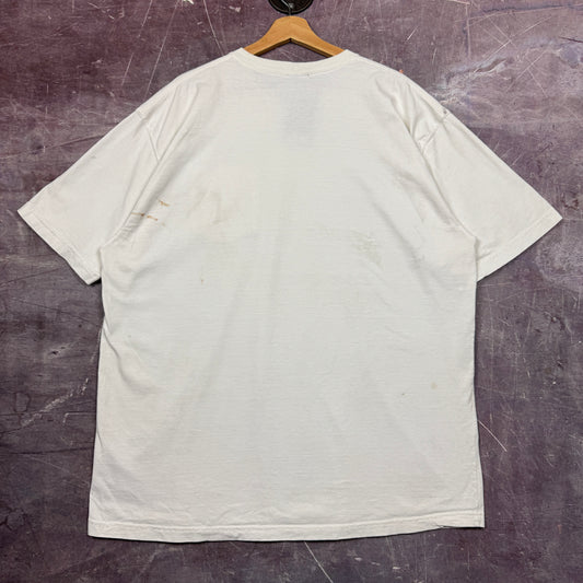 Early 00s White Carhartt Essential Pocket Logo Shirt XL 2404