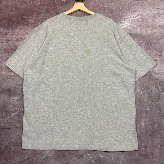 Early 00s Light Gray Carhartt Essential Pocket Logo Shirt XXL 2414