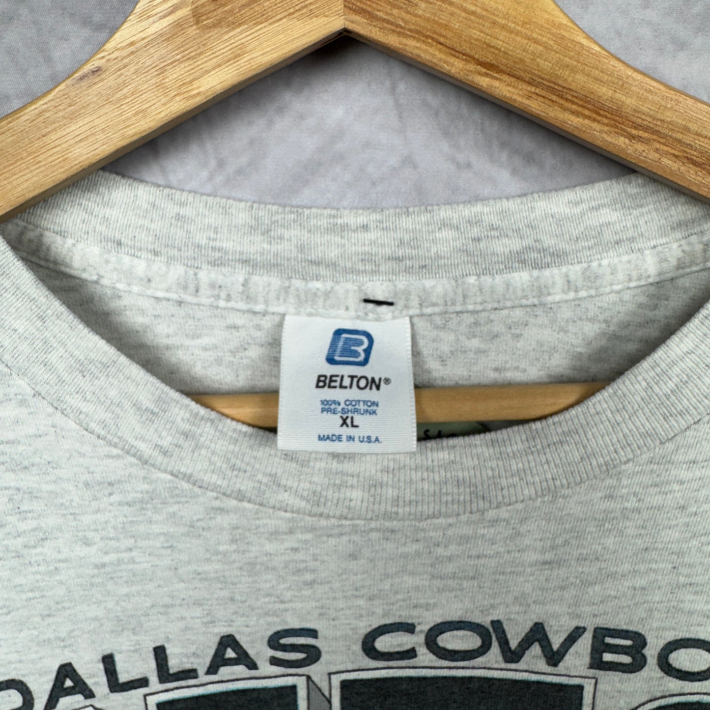 1994 Grey Dallas Cowboys NFC Champs Shirt 4223