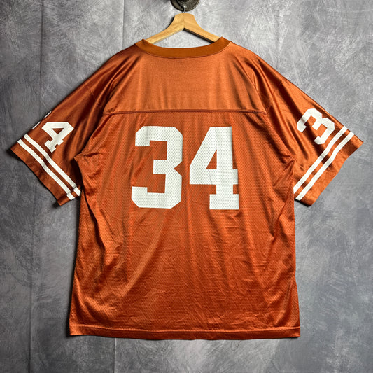 90s Orange Texas Longhorns Reebok Ricky Williams #34 Jersey 4620