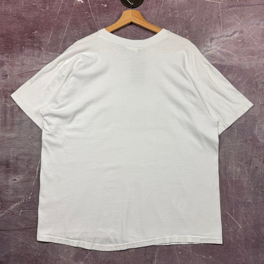 90s White Hot Rod Shirt 3662