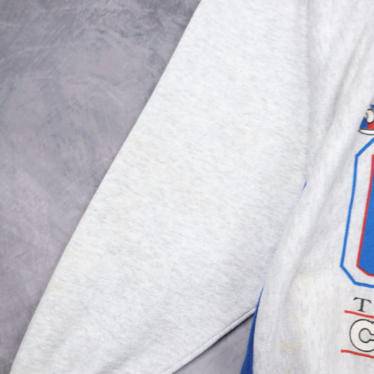 1991 Grey New York Giants Super Bowl Champions Crewneck Sweatshirt 6420