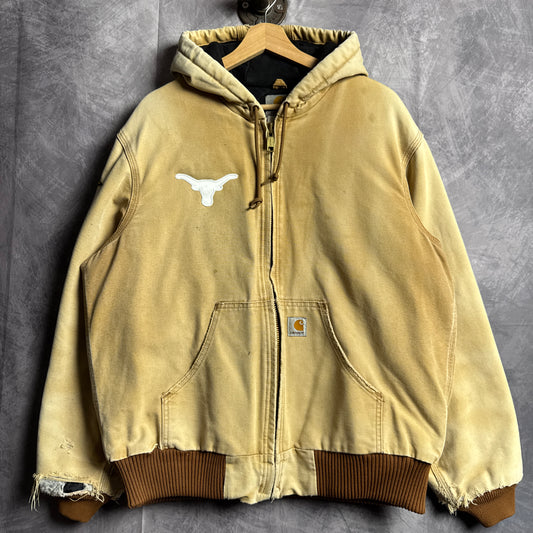 90s Tan Brown Texas Longhorns Carhartt Active Jacket 4450