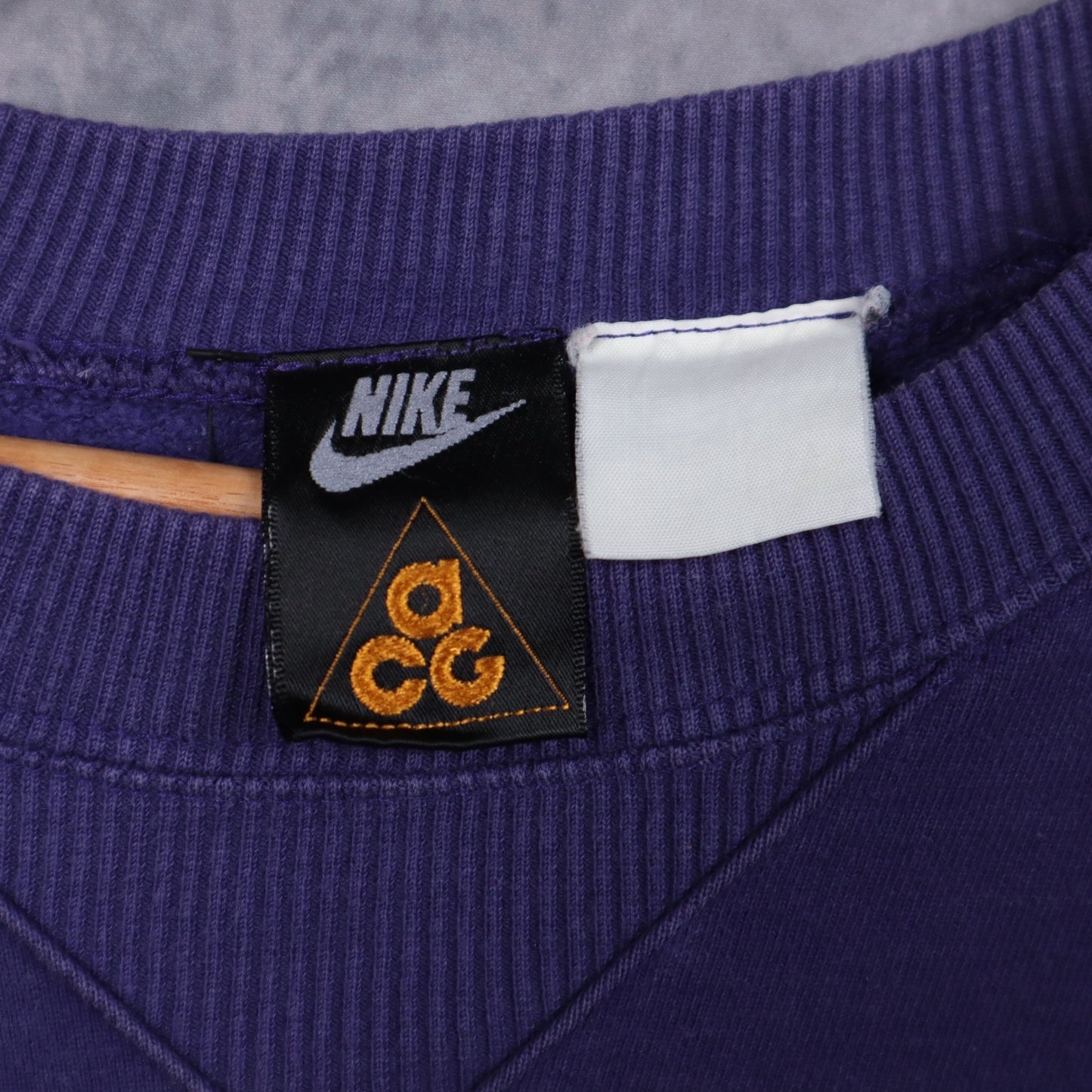 90s Purple Nike ACG UC Irvine Track And Field Cross Country Crewneck Sweatshirt 5105