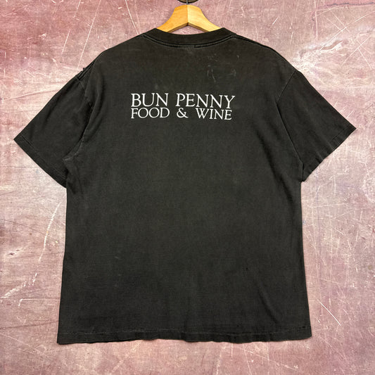 90s Black Java Coffee Jungle Art Tee 3819