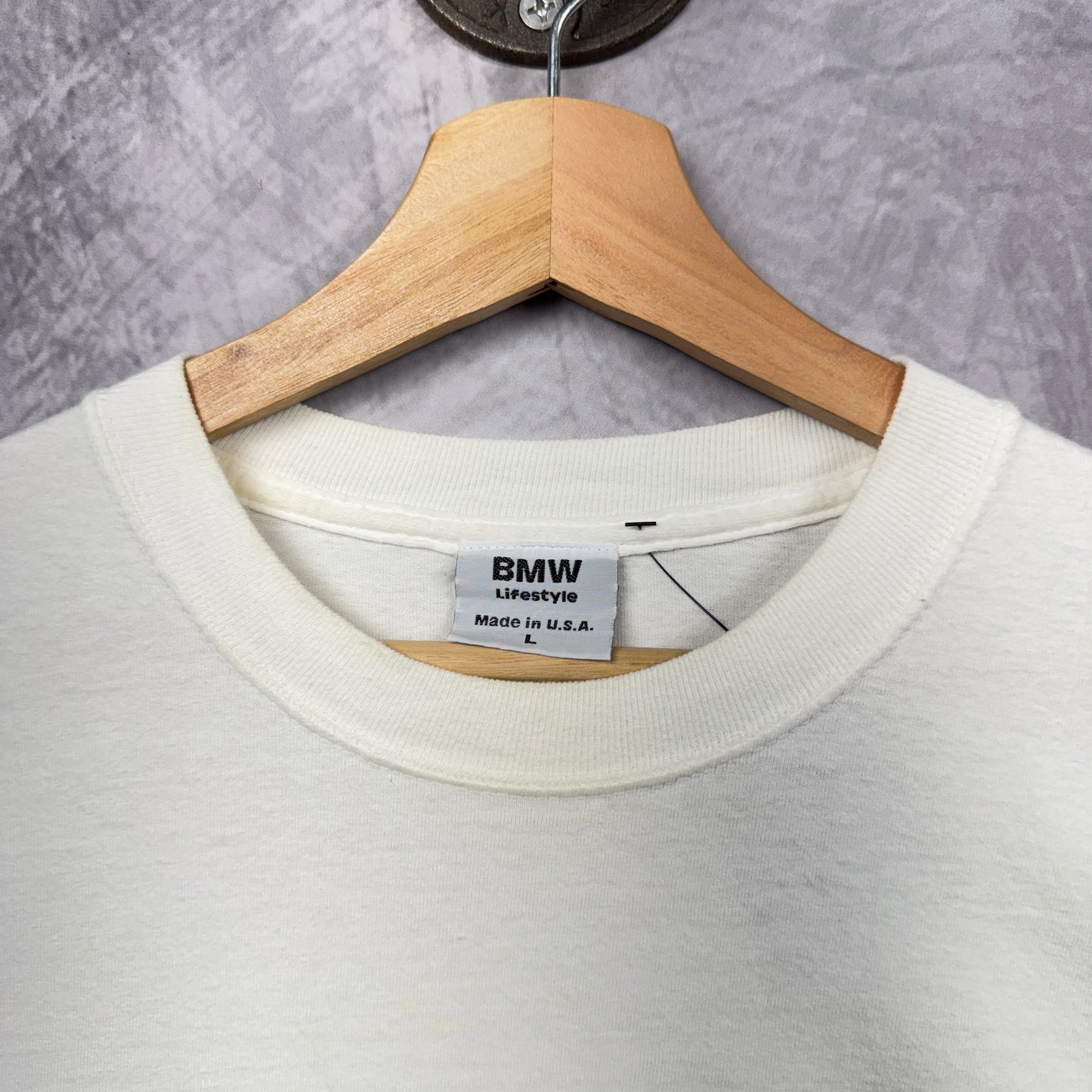 90s White BMW Shirt 3883