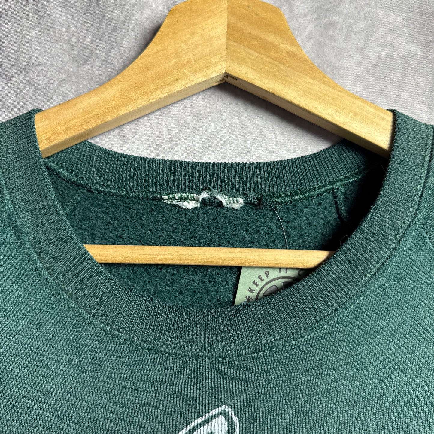 Green Don’t Mess With Classic Texas Longhorns Crewneck Sweatshirt 4400