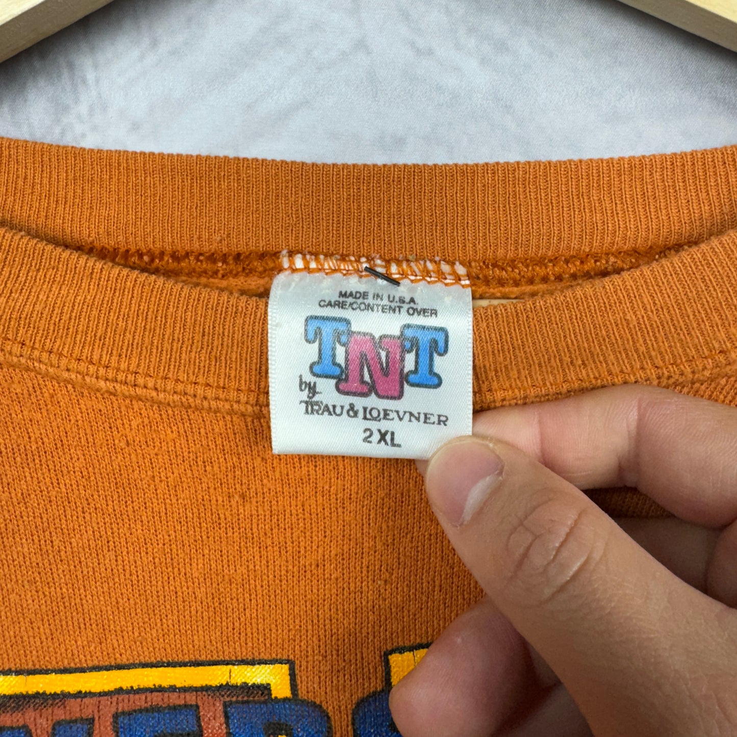 90s Orange Texas Longhorns Crewneck Sweatshirt 4384