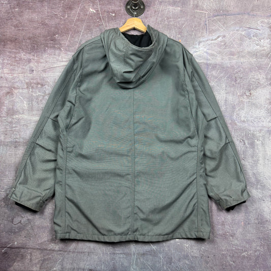 90s Olive Green Carhartt Nylon Arctic Style Waterproof Work Jacket 2278
