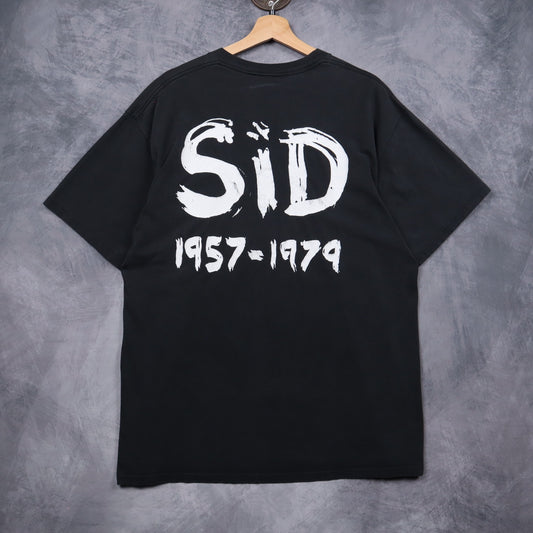 90s Black Sid Vicious Memorial Shirt 5119