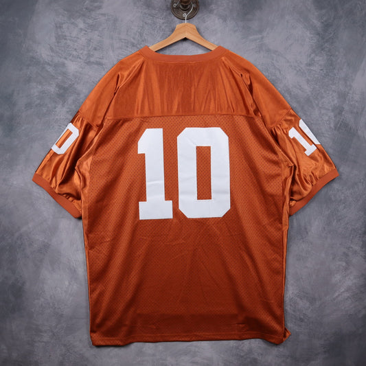 2006 Orange Nike Texas Longhorns Rose Bowl National Championship #10 Jersey 5733
