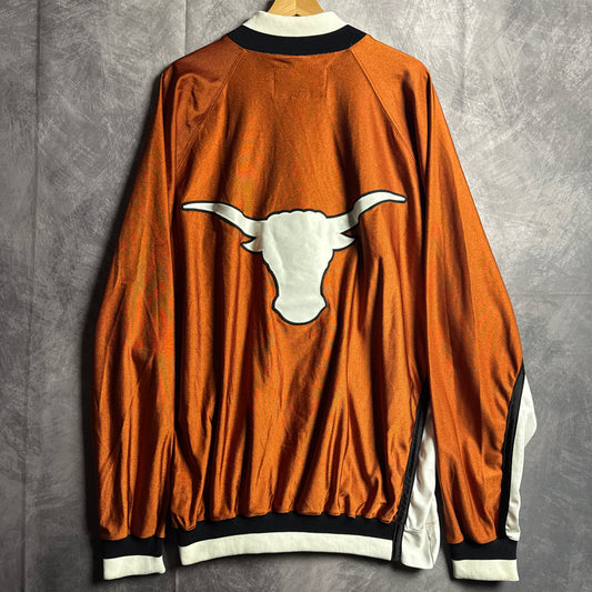 90s Orange Texas Longhorns Reebok Team Issue Basketball Warm Up 4477