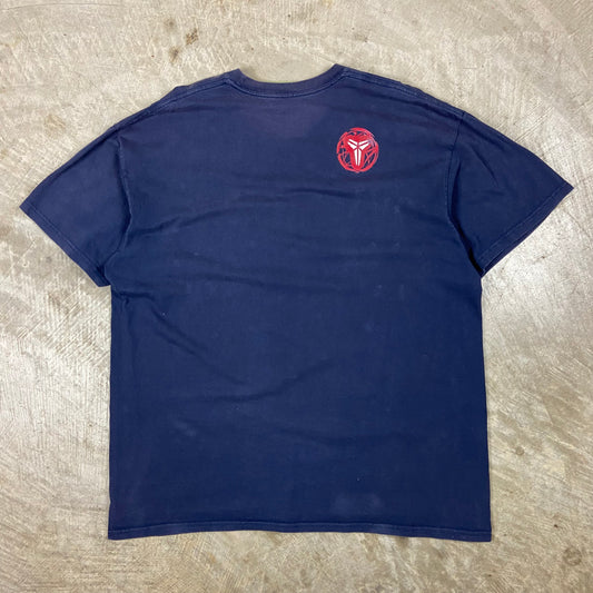 00s Navy Blue Nike Essential Kobe Grpahic Mini Swoosh Shirt XL BF21
