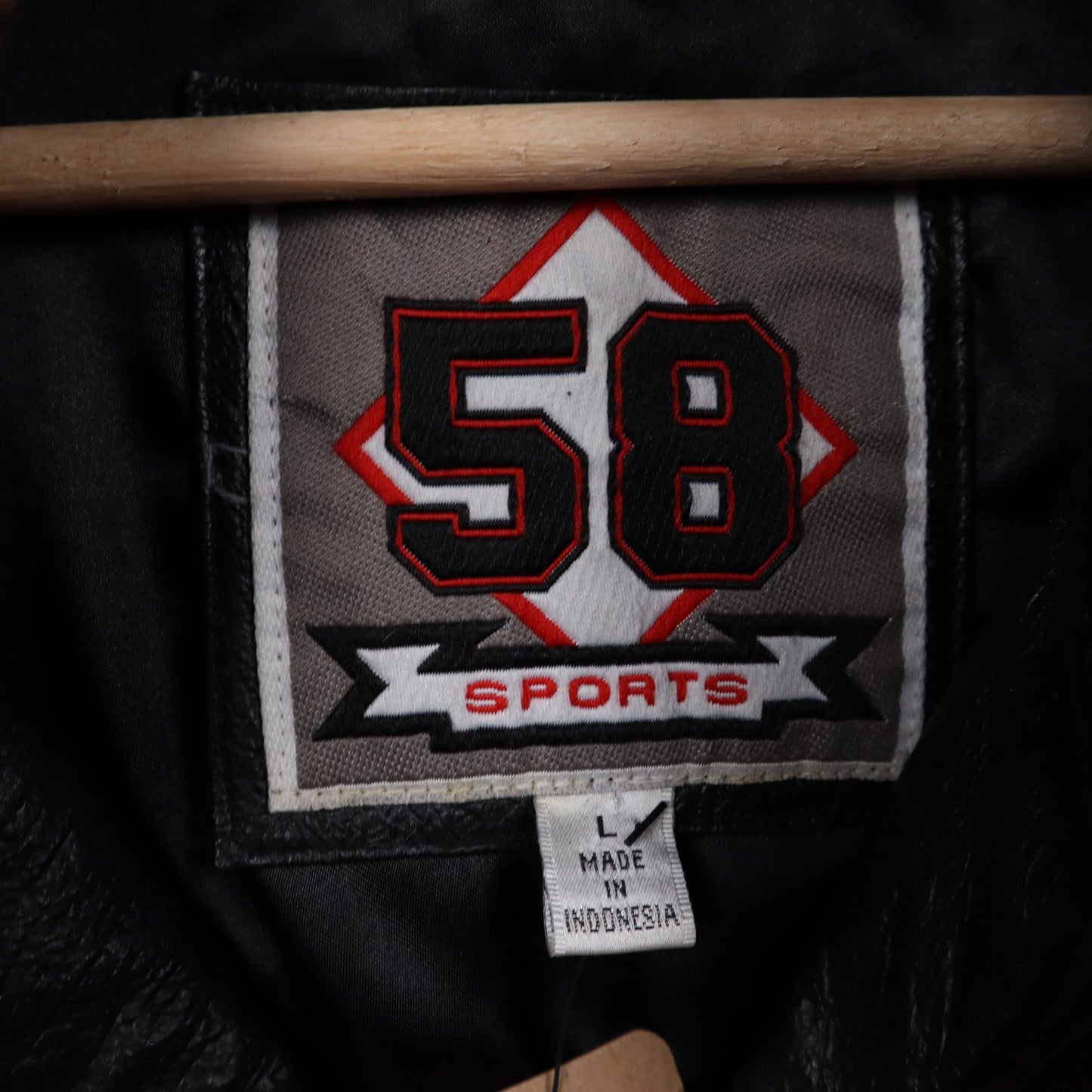 00s Black Texas Longhorns Leather Bomber Jacket 5933