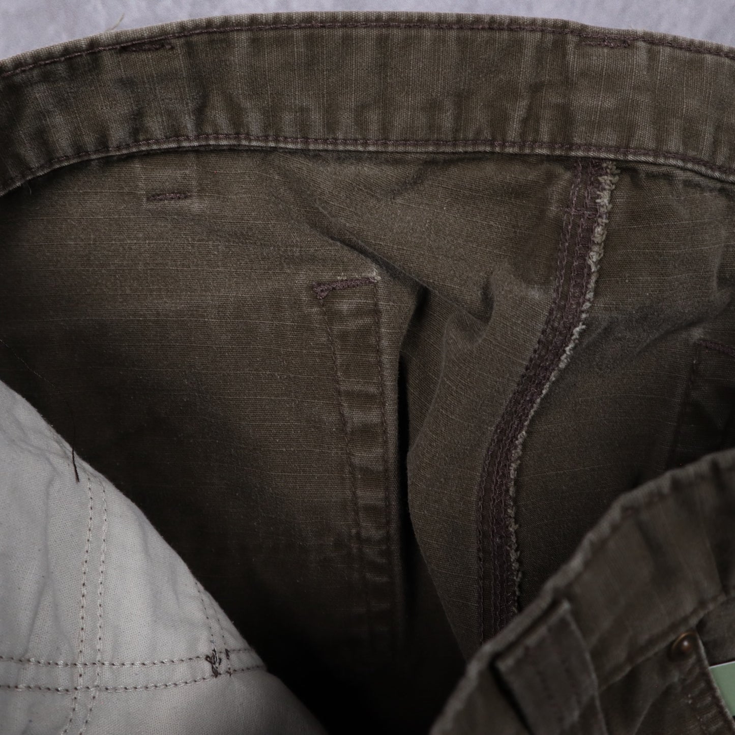 Early 2000s Olive Green Carhartt Ripstop Cargo Pants 5242