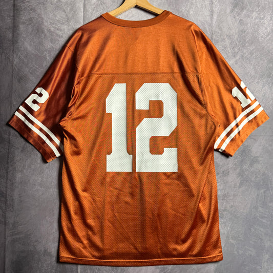 2010 Orange Texas Longhorns Colt McCoy #12 BCS Patch Jersey 4597