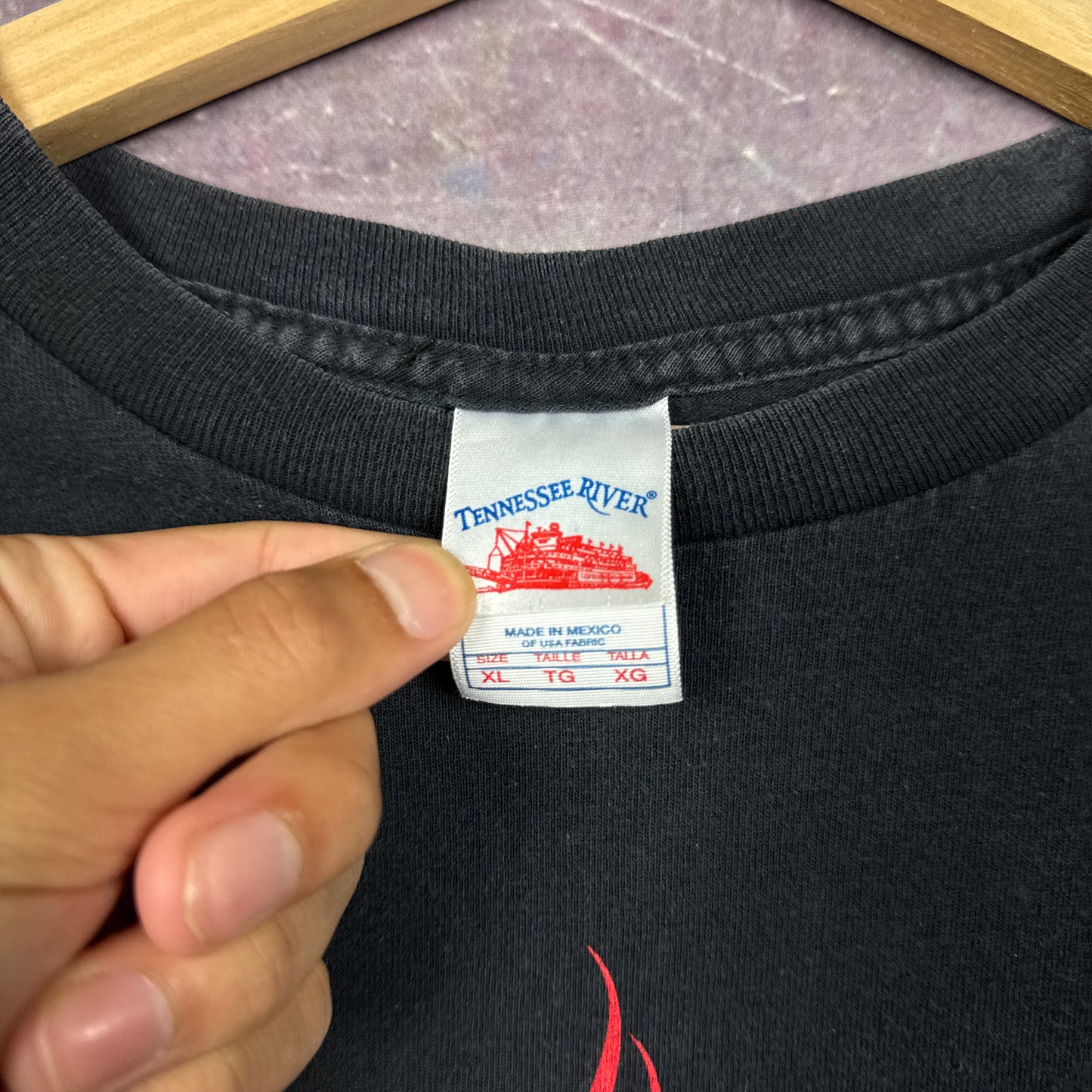 2006 Faded Black Tim McGraw Faith Hill Soul 2 Soul Tour Graphic Shirt L 2862