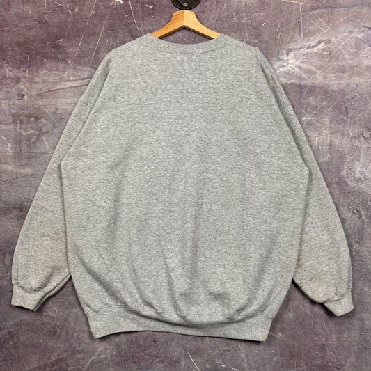 Early 00s Heather Gray Dale Jarrett UPS Nascar Graphic Crewneck Sweatshirt L 1928