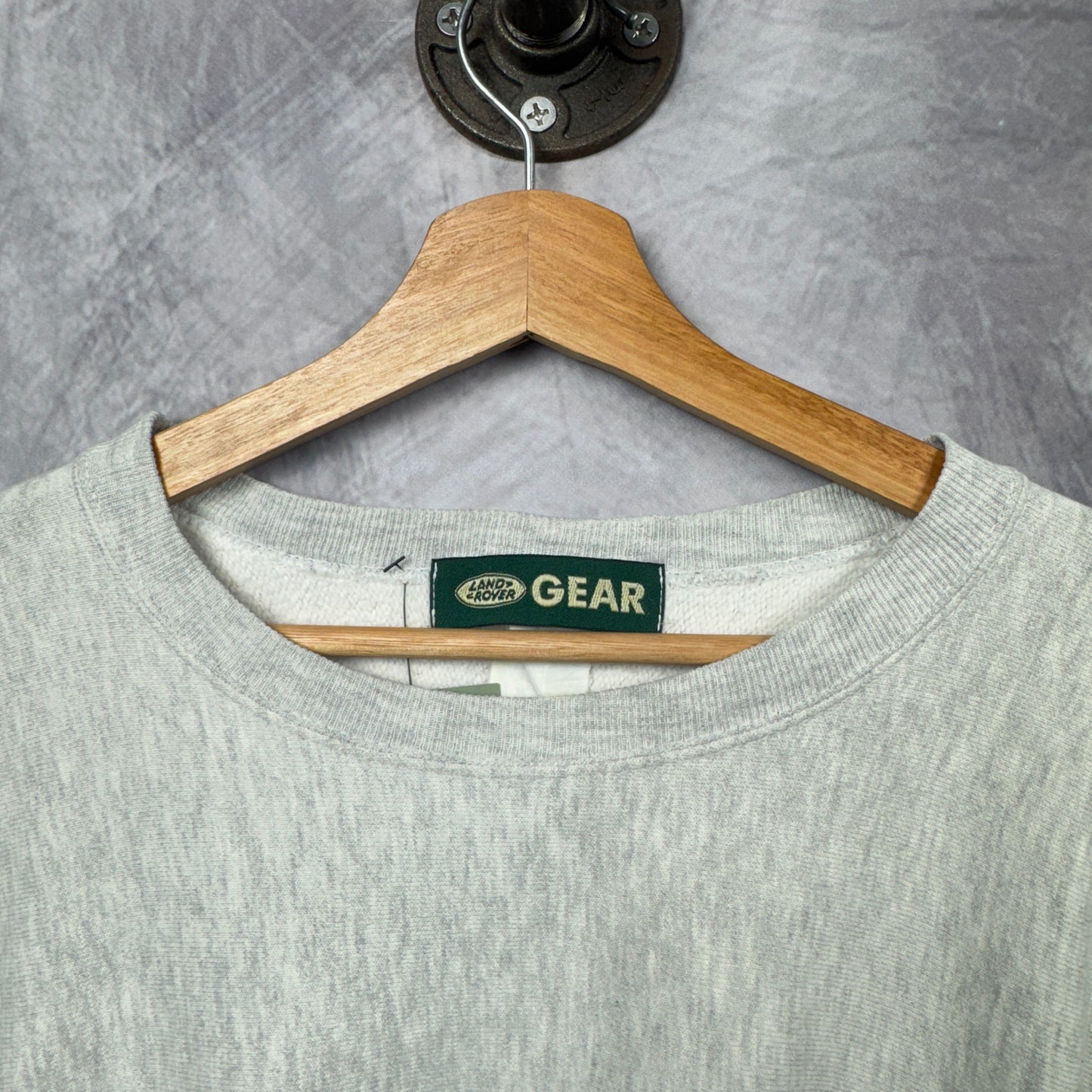 90s Grey Land Rover Champion Reverse Weave Sweatshirt 3984