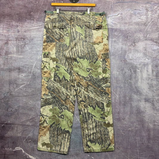90s RealTree Camo Ranger Baggy Cargo Pants 37x31 2035