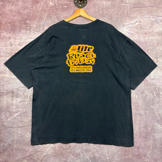 90s Black Miller Lite Shirt 3705