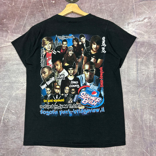 2011 Black Pepsi Summer Bash Chris Brown Pitbull Keri Hilson Graphic Shirt 2825