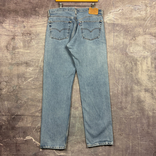 90s Light Wash Levi's 501 Denim Jeans 35x33 0705