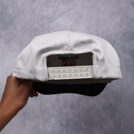 00s White Dodge Different Snapback Hat 7286