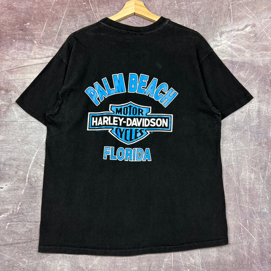 90s Black Harley Davidson Shirt 3176