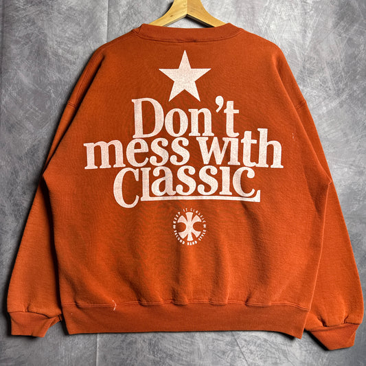 Orange Don’t Mess With Classic Texas Longhorns Crewneck Sweatshirt 4404