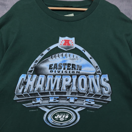 1998 Green New York Jets AFC Eastern Division Champions Shirt 6663
