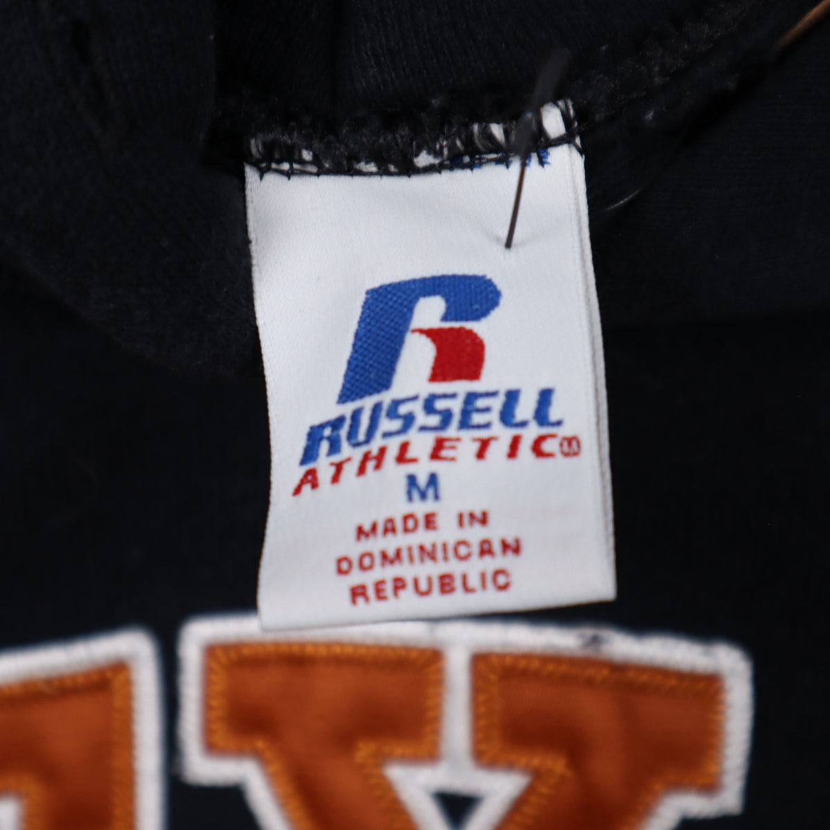 00s Black Texas Longhorns Russell Athletic Hoodie 5629