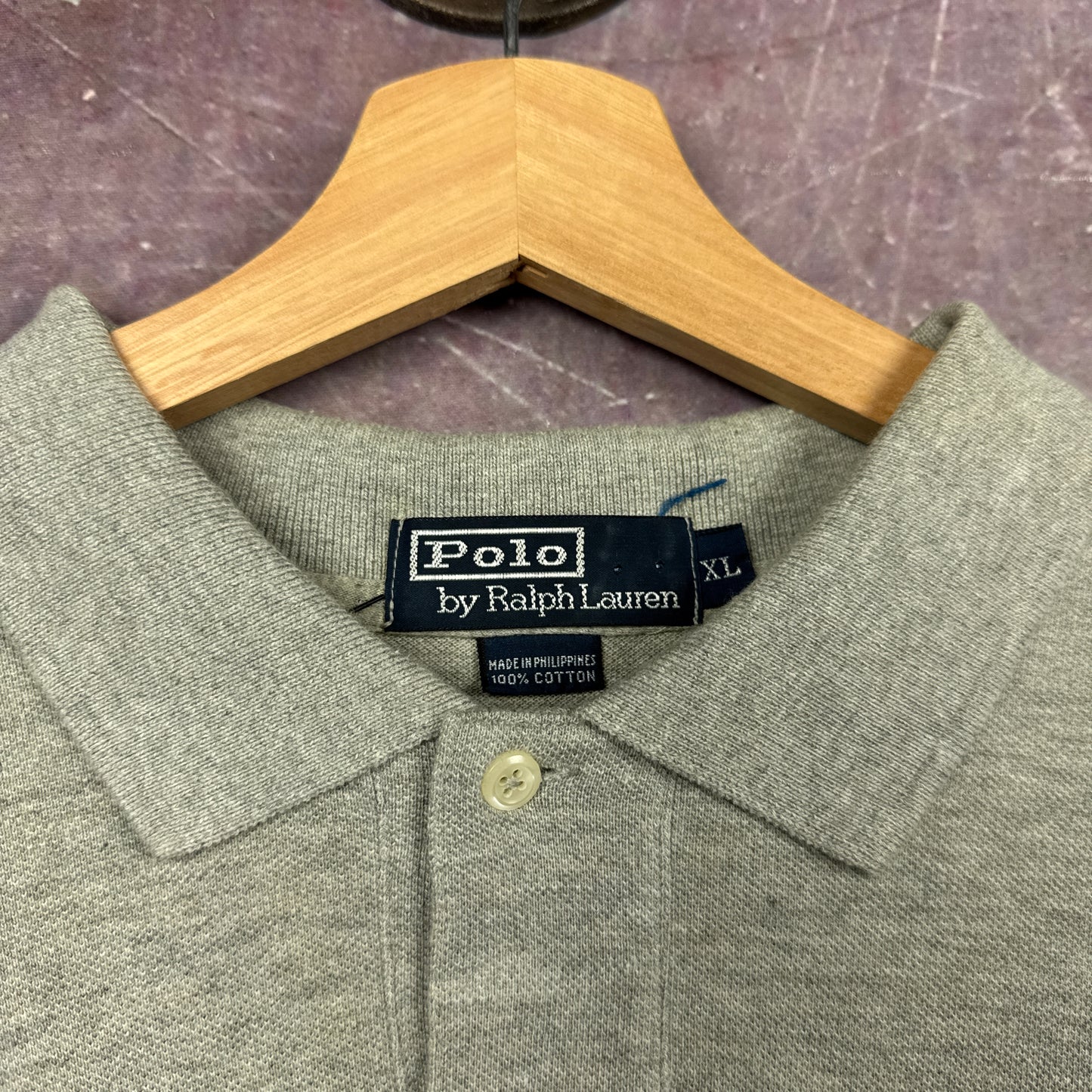 90s Grey Polo Ralph Lauren Shirt 3728