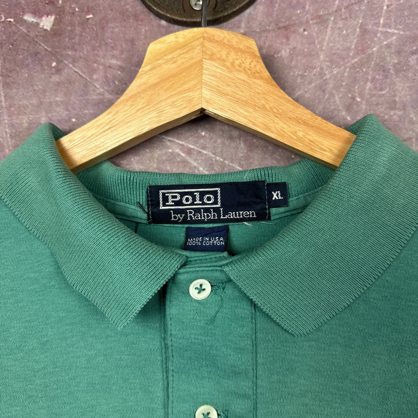90s Green Polo Ralph Lauren Shirt 3713