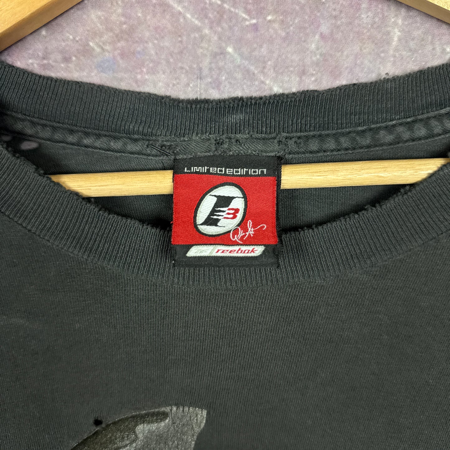 90's Black Reebok Allen Iverson Longsleeve Shirt 3391