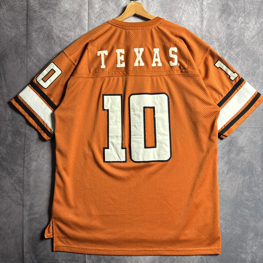 00s Orange Texas Longhorns Vince Young #10 Jersey 4576