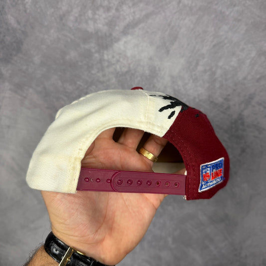 90s Washington Redskins Logo Athletic Splash Snapback Hat 6815
