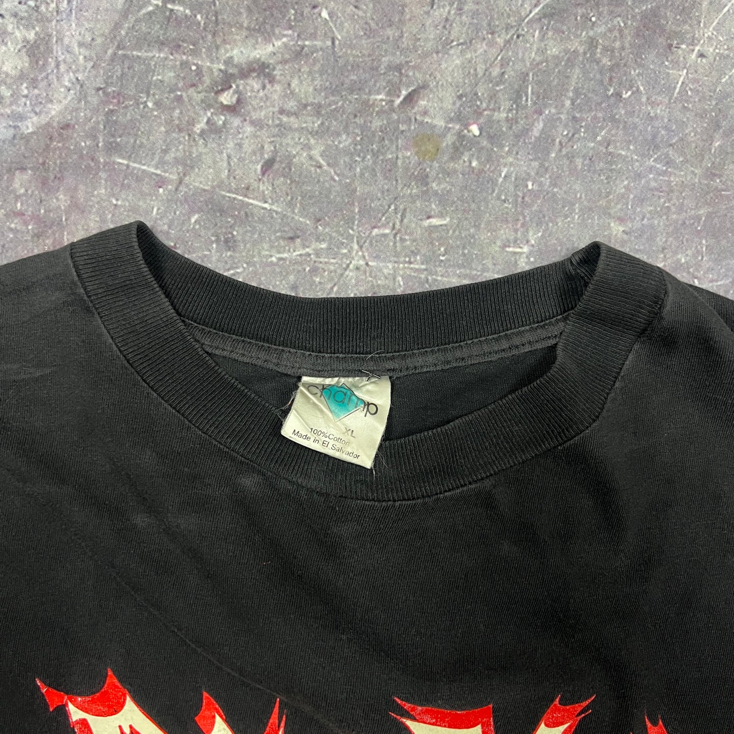 90s Black ZIMA Bite Me Drink Promo Graphic Shirt XL AC66