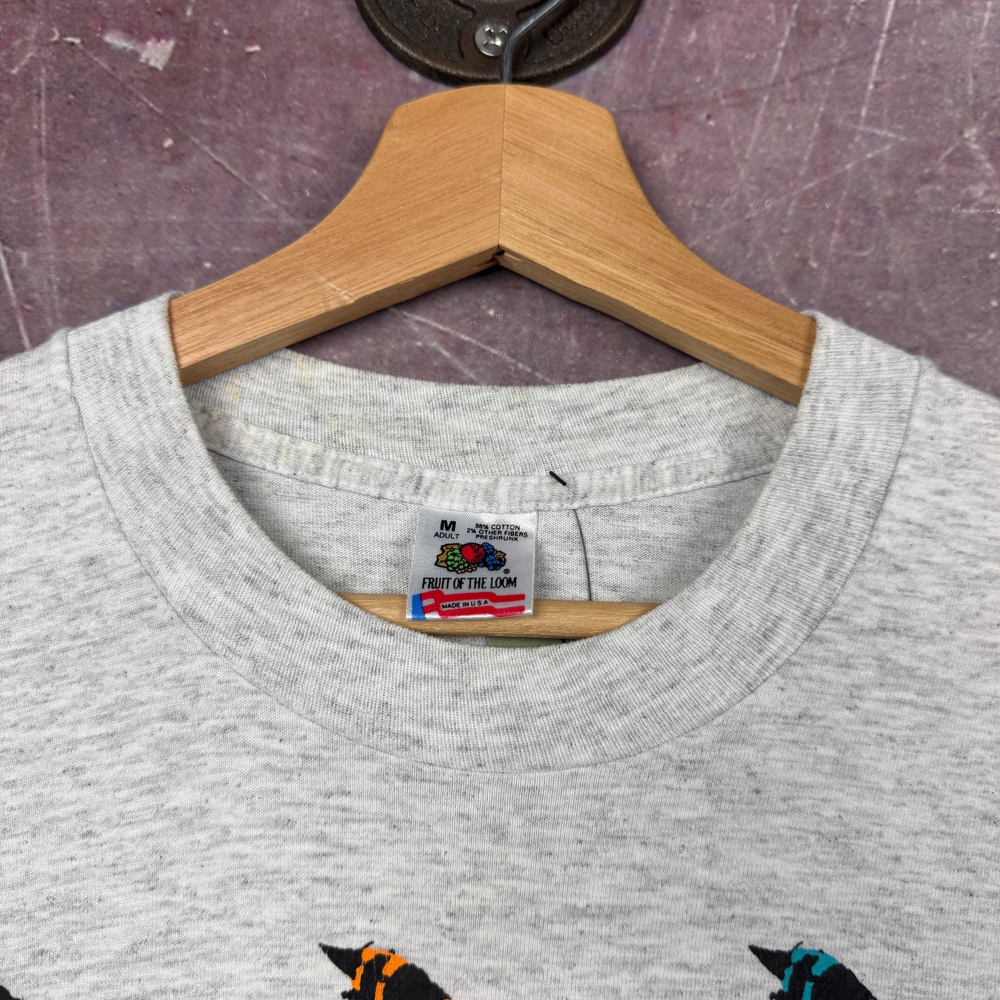 90s Grey The Blues Chicago Saxophone Shirt 3676