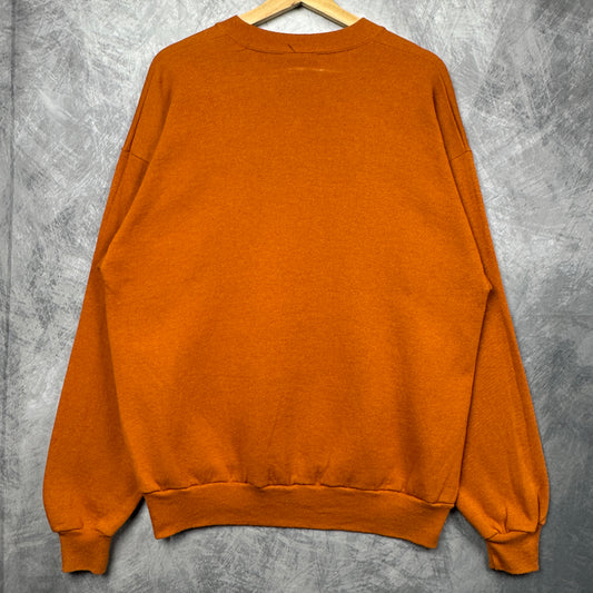 90s Orange Texas Longhorns Crewneck Sweatshirt 4385