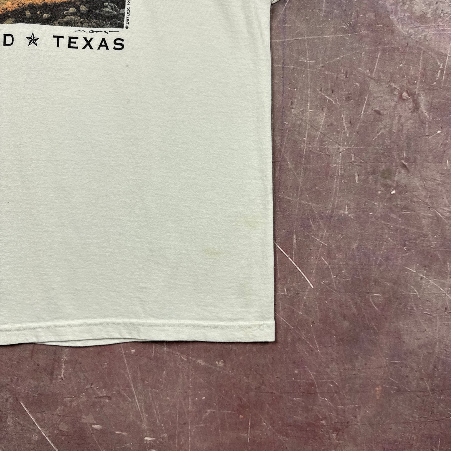 90s White Salt Lick BBQ Shirt 3815