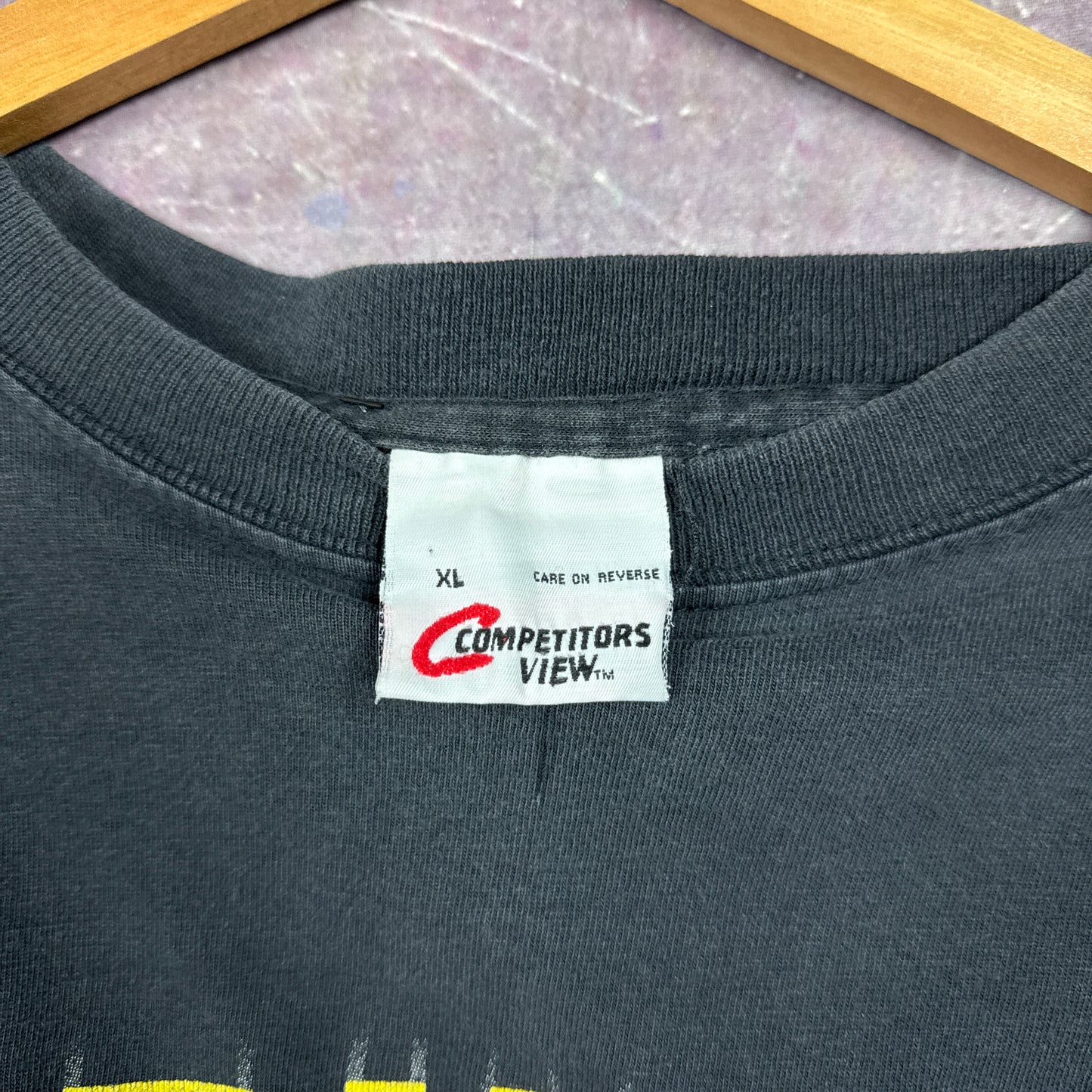 90s Black Dale Jarrett Nascar Longsleeve Shirt 3387