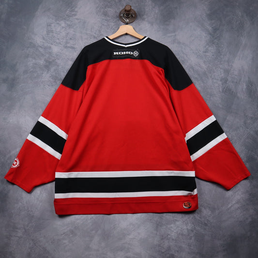 90s Red New Jersey Devils KOHO NHL Hockey Jersey 4870