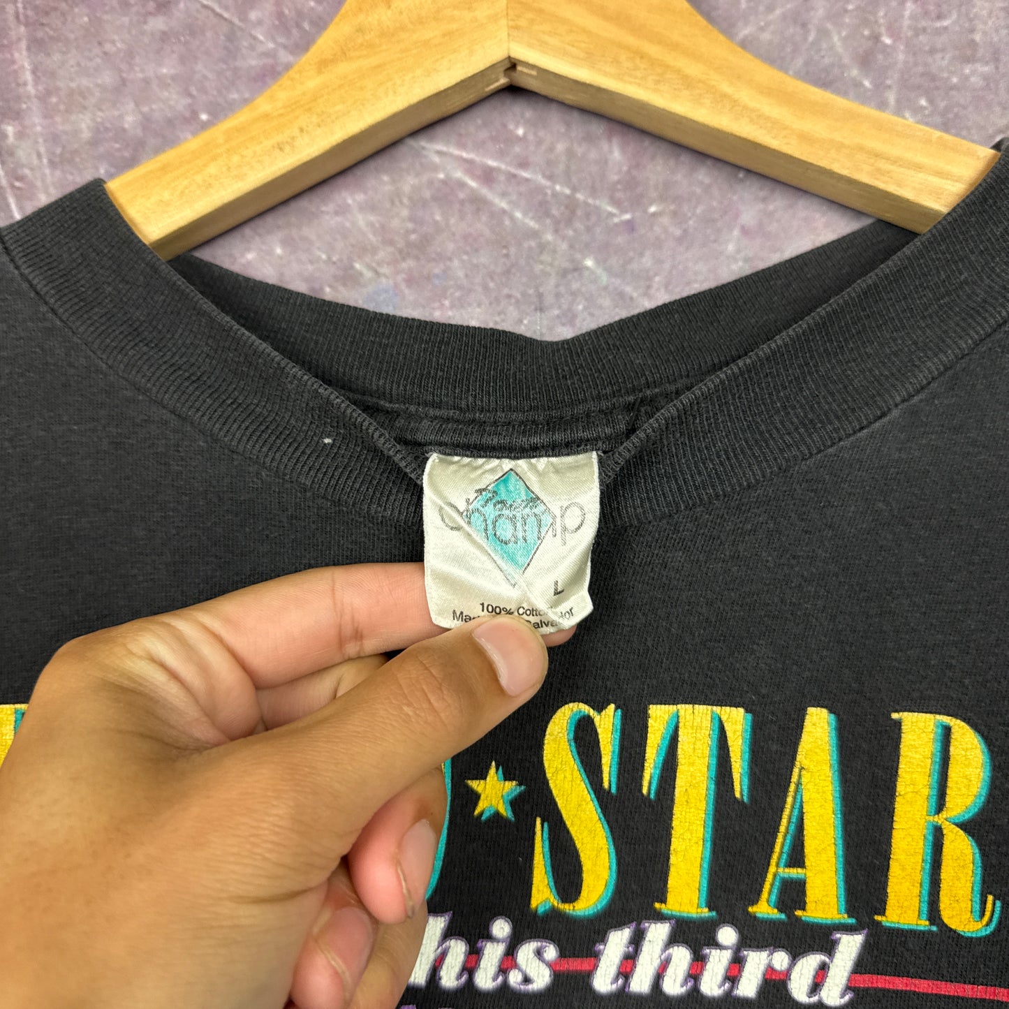 1995 Black Ringo Starr And His Third All Starr Band World Tour Graphic Shirt L 2960