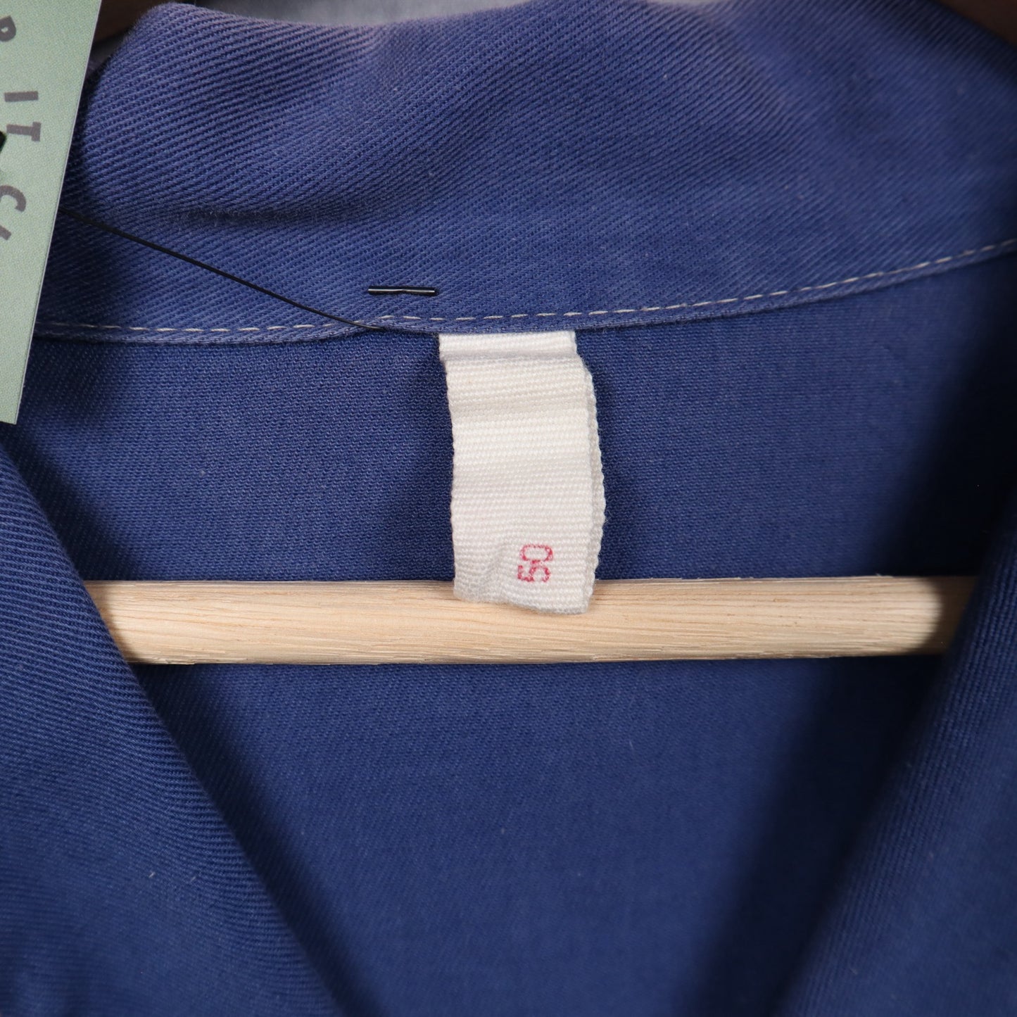 70s Faded Blue French Workwear Chore Coat 5080