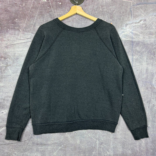 80s Black UNLV Basketball Graphic Crewneck Sweatshirt M 1708